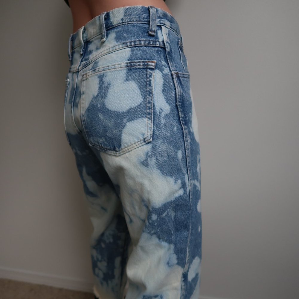 Vintage 90's bleach dye jeans - Picture 2 of 6